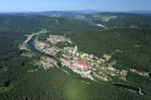 Letecké foto Loučovice